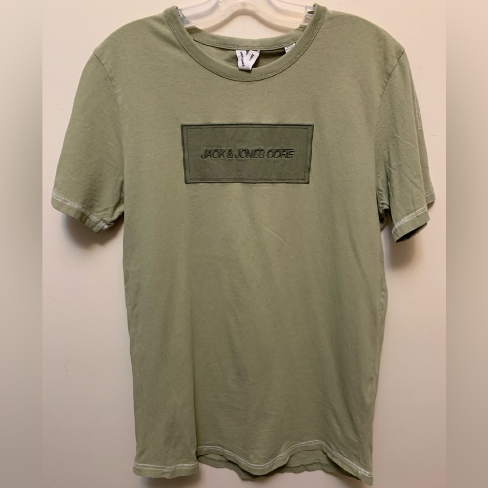 3/$20 JACK & JONES Men's Green T-Shirt